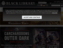 Tablet Screenshot of blacklibrary.com